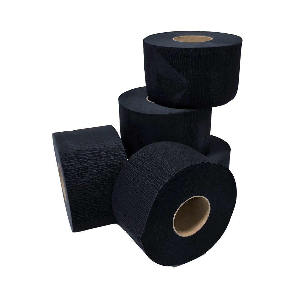 Halskrepp SORT 5pk