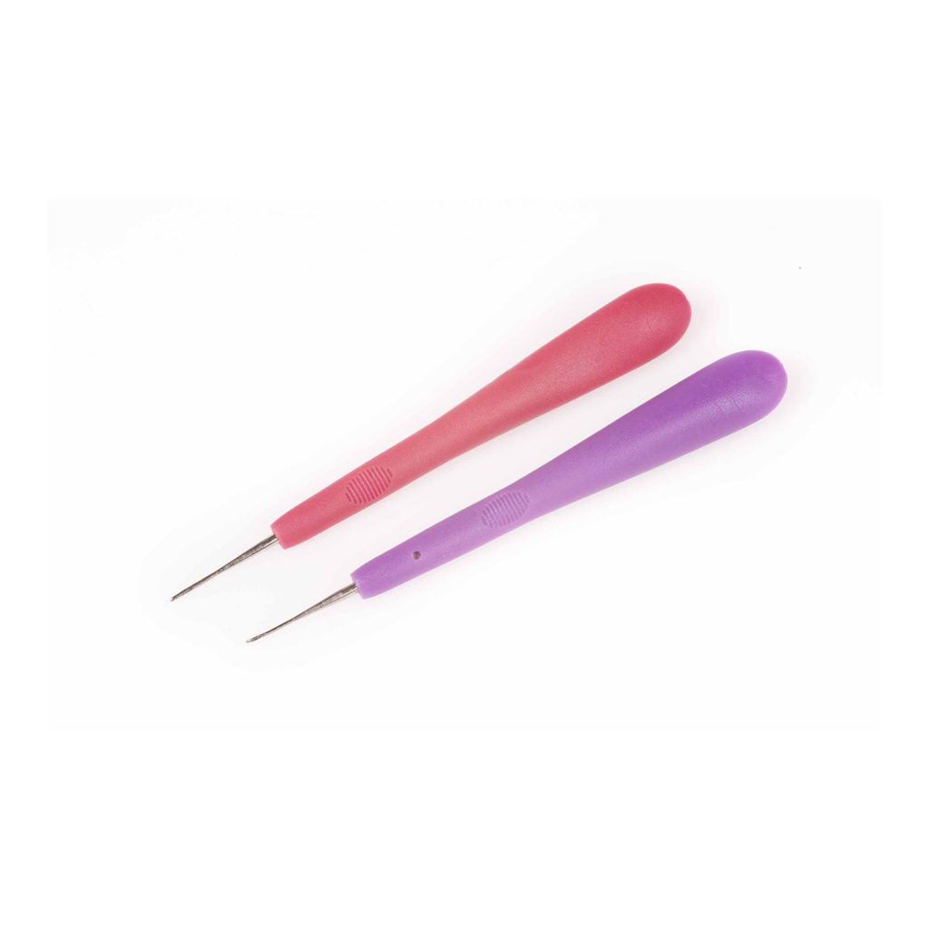 Heklenåler 2-pk str 0,75 og 1,0 mm.
