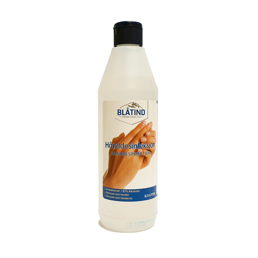 [13002264] Hånddesinfeksjon 85% 500ml gel Antibac-Blåtind.