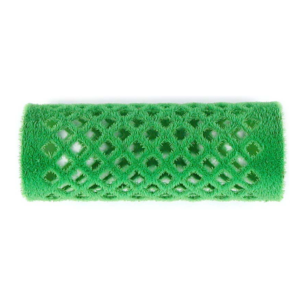[73122449] Hårrull velour grønn 24mm 12pk.