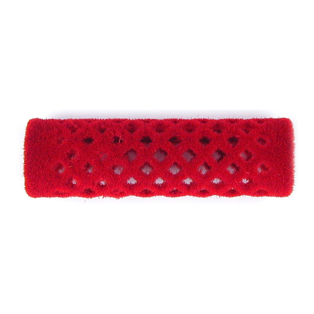 [73121849] Hårrull velour rød 18mm 12pk.