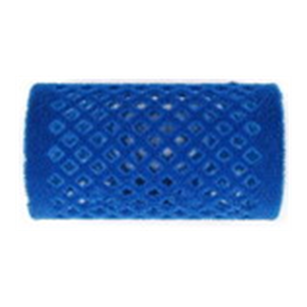 Hårrull velour Ø36mm, blå 12pk.