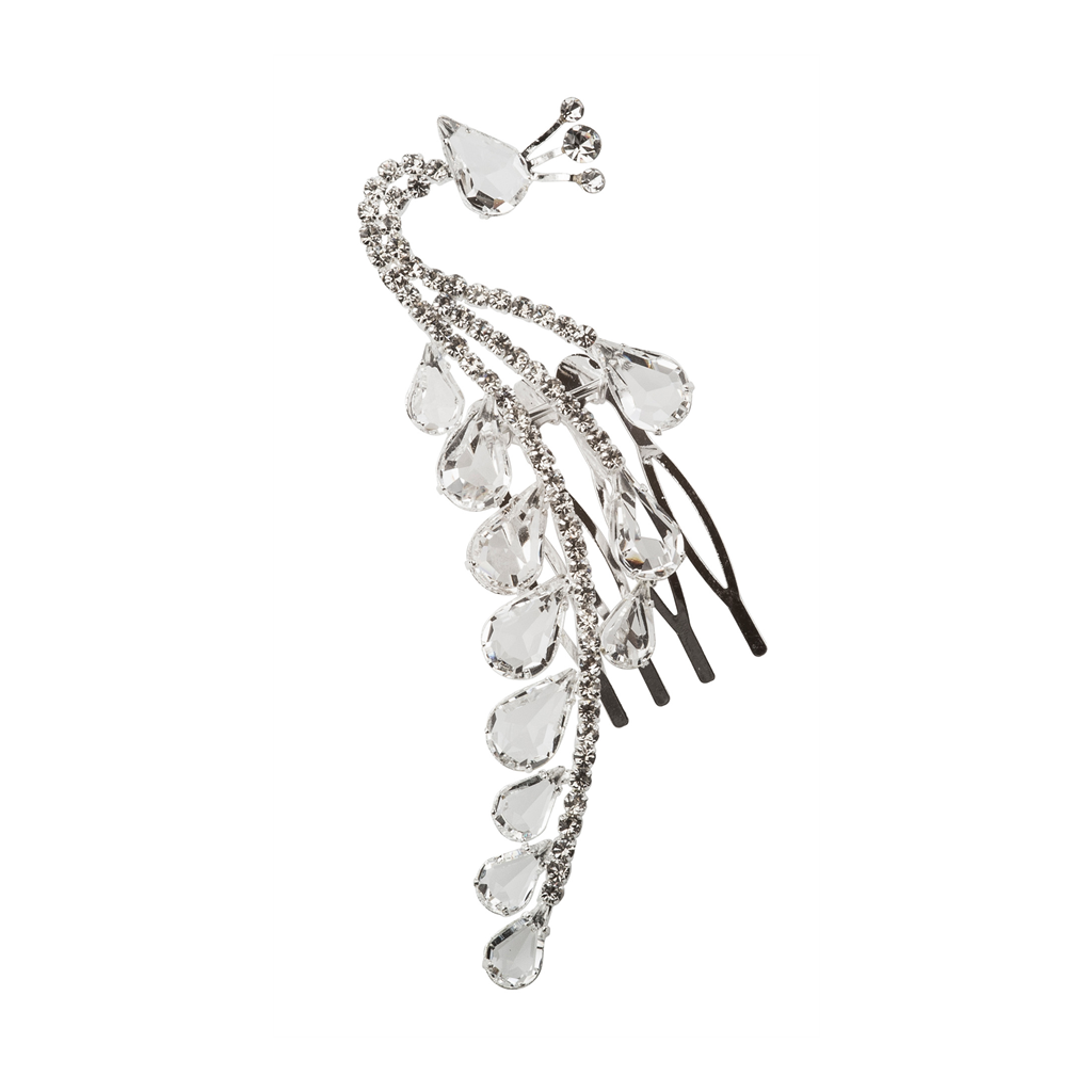 [73110007] Hårsmykke Kam Fasan liten