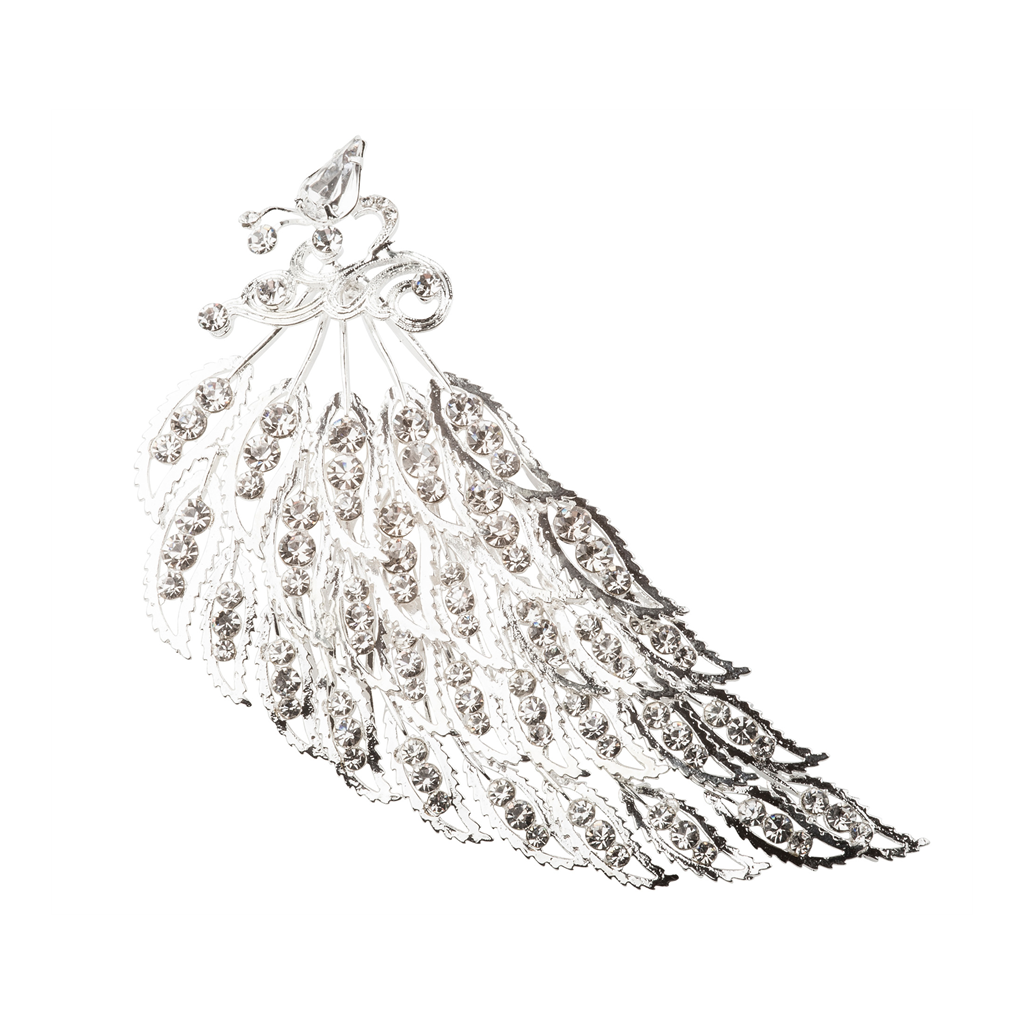 Hårsmykke Kam Påfugl