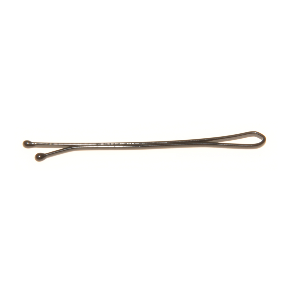 [73003001] Hårspenne Bob Pin 50mm, sort 60pk