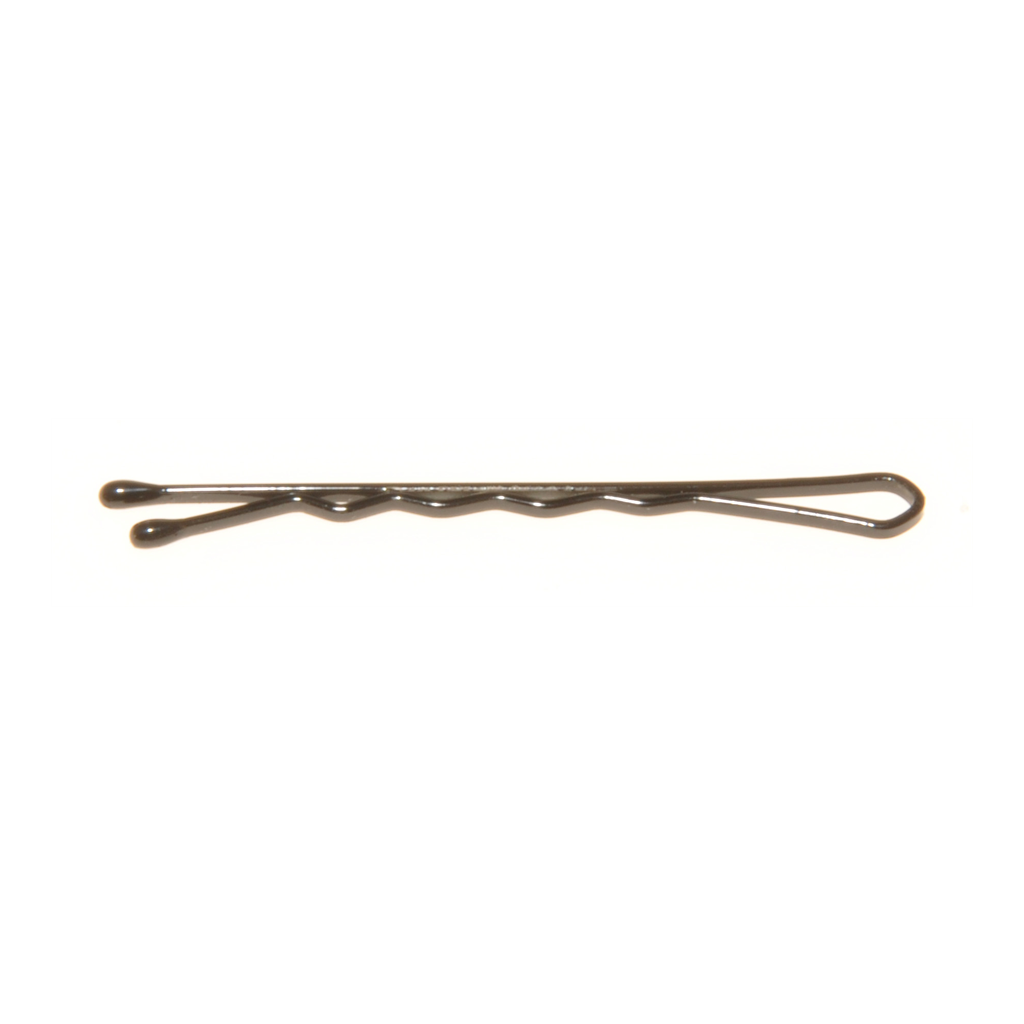 Hårspenner Bob sorte 60pk 48mm
