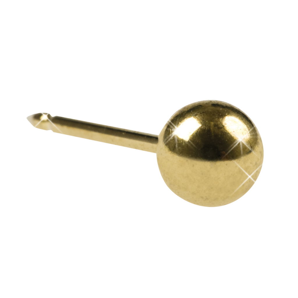 Inverness 11C Ball 4mm gullbelagt, par