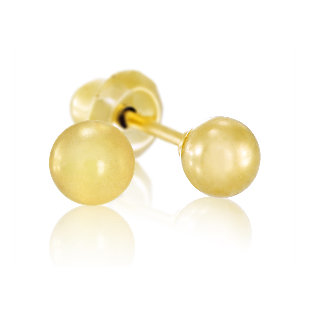 Inverness 12C Ball 5mm gullbelagt, par