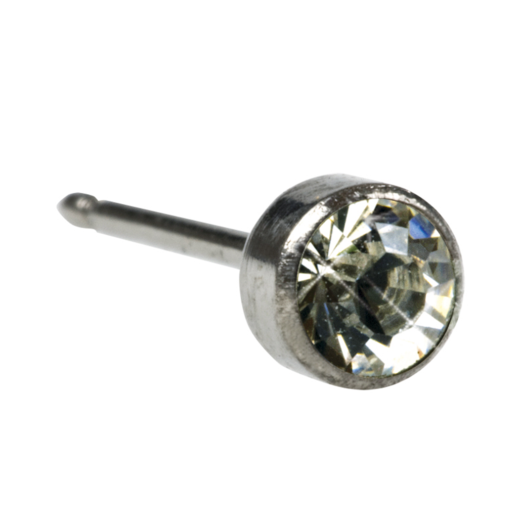 [91000017] Inverness 17C Bezel Crystal allergivennlig titan, par