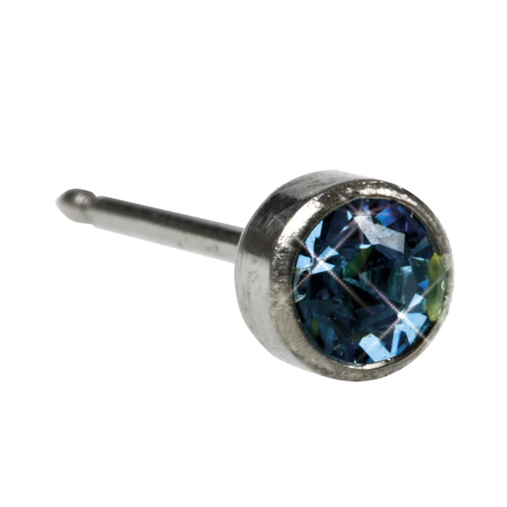 Inverness 18E Aqua Bezel allergivennlig titan, par