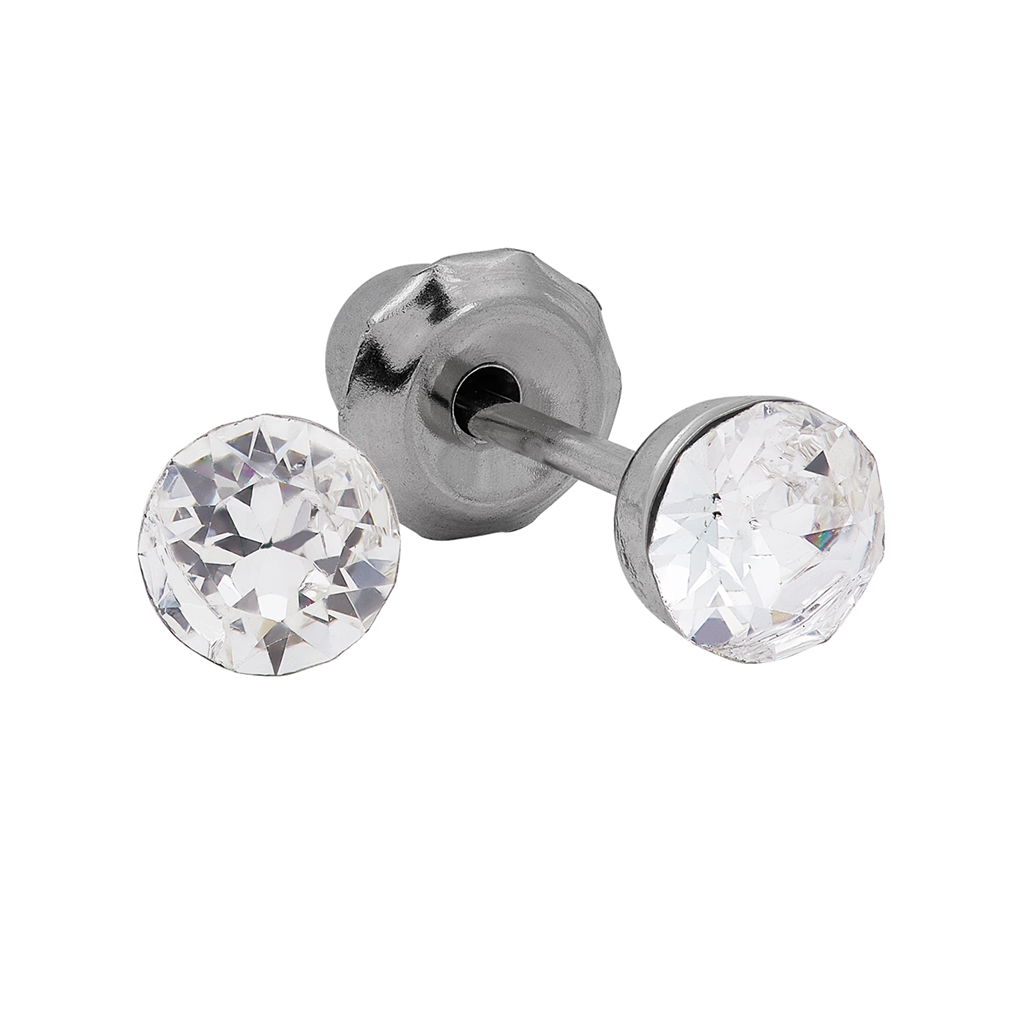 [91000041] Inverness 41E Krystall ball 4mm hvitt gull, par