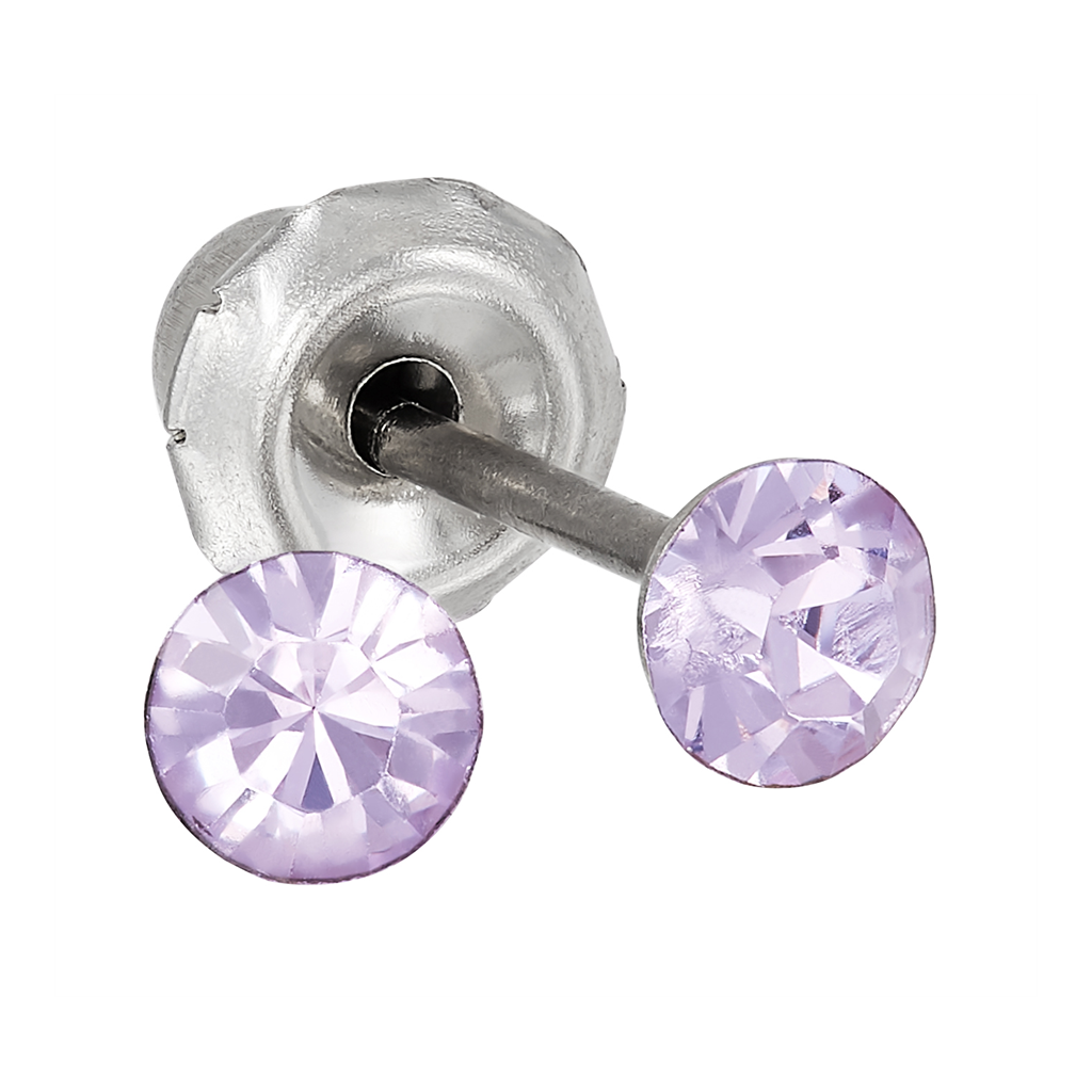 Inverness 775C 3mm V-shape lilla Krystall, par