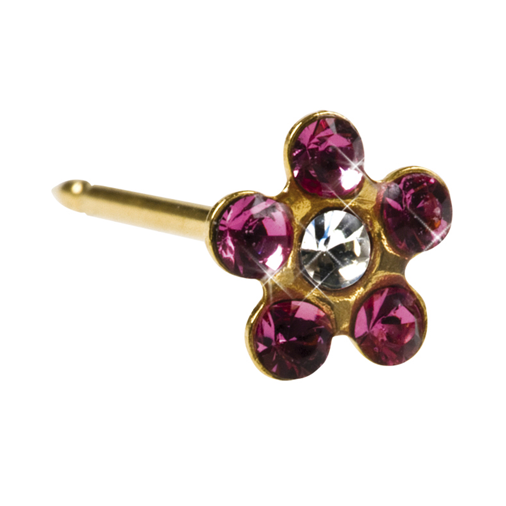 [91000790] Inverness 790C Crystal w/Rose Flower gull, par