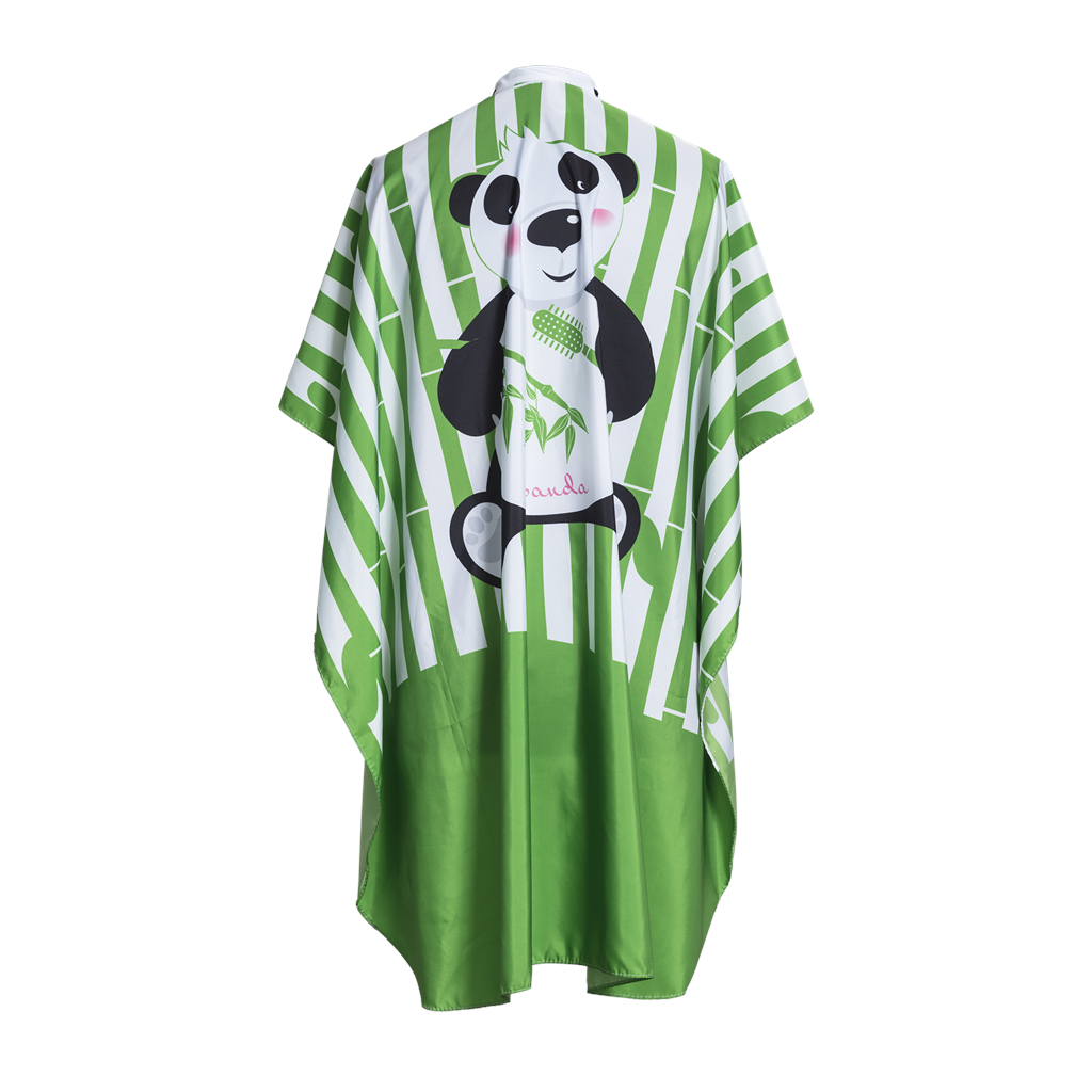 [74007025] Klippekappe barn Elhair Panda m/hekte