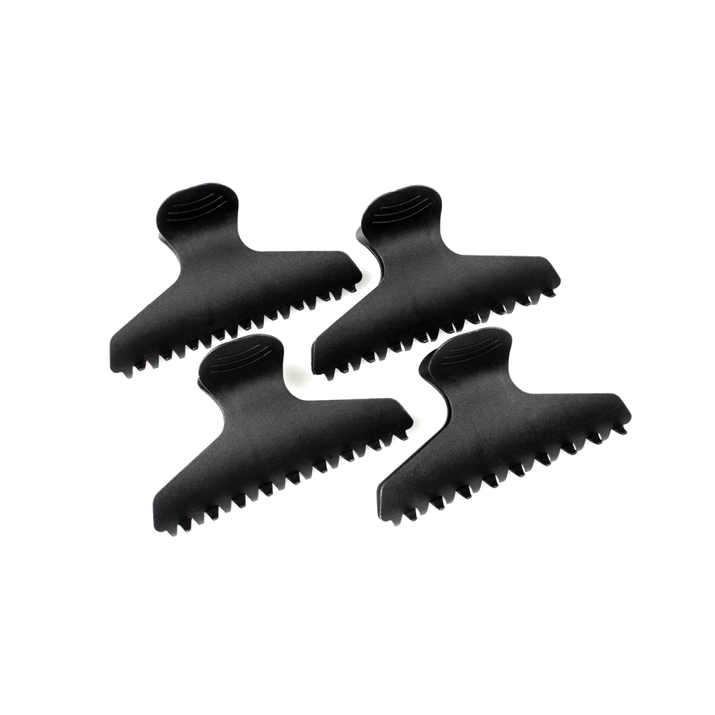 Klyper Butterfly, sort 4-pk 8cm.