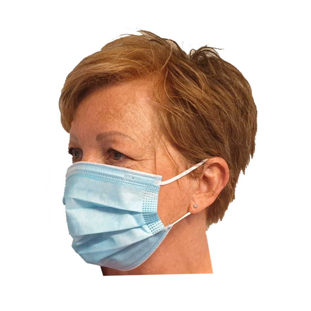 [71456015] Munnbind 50pk. CII blå