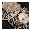 Munnbind Fashion Mask Zebra 10pk