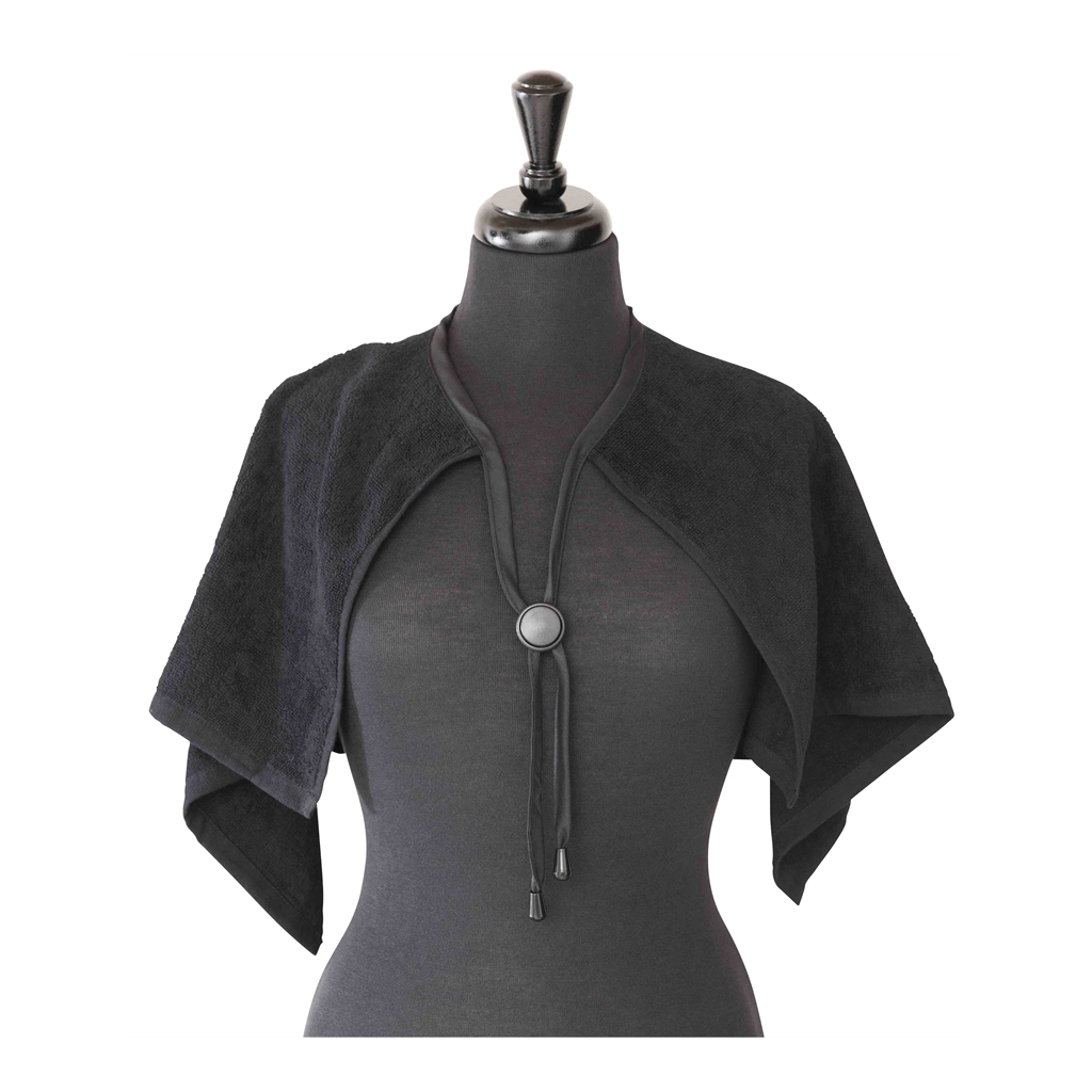 Nakkehåndkle, sort 12 pk.