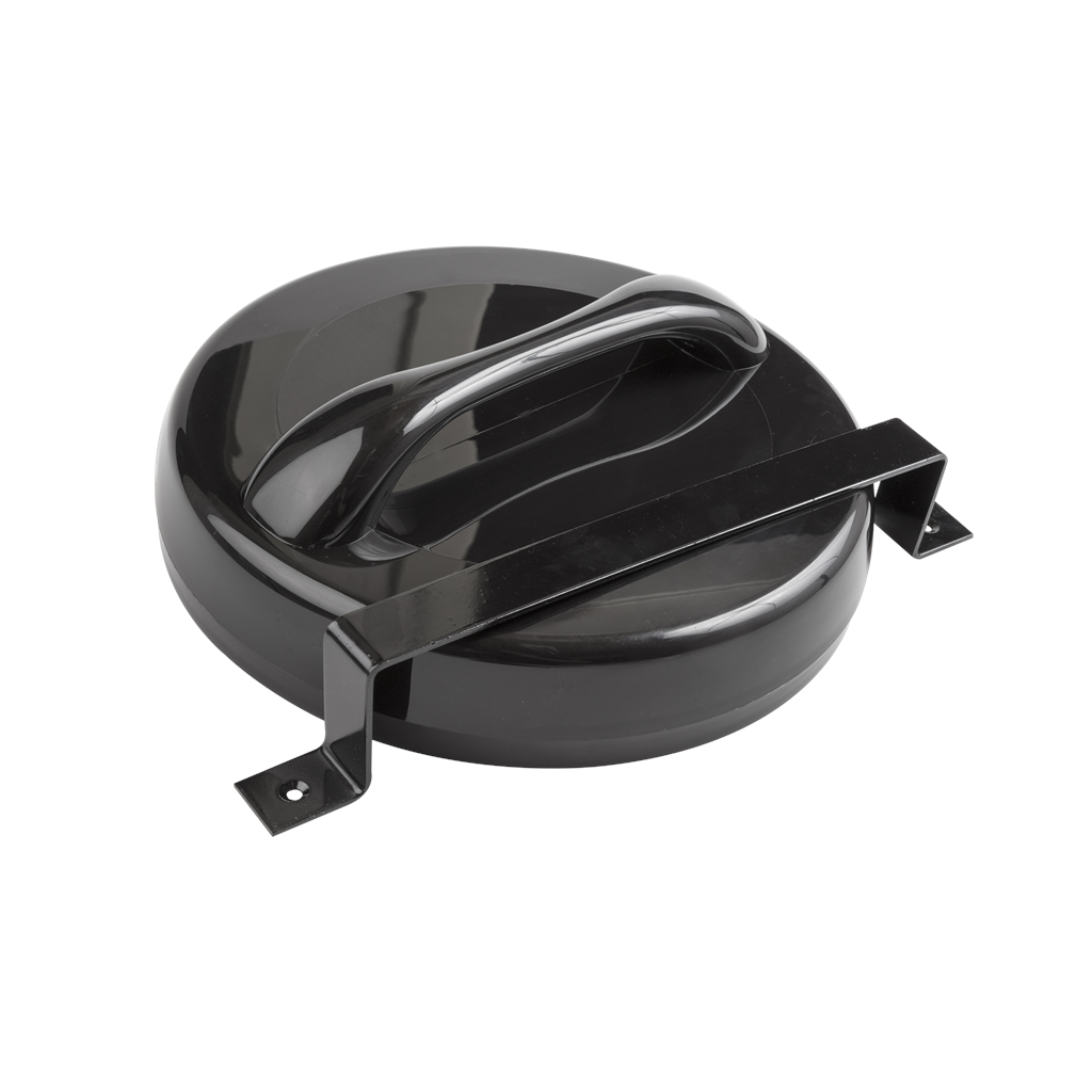 Nakkespeil rundt ø23cm m/veggfeste