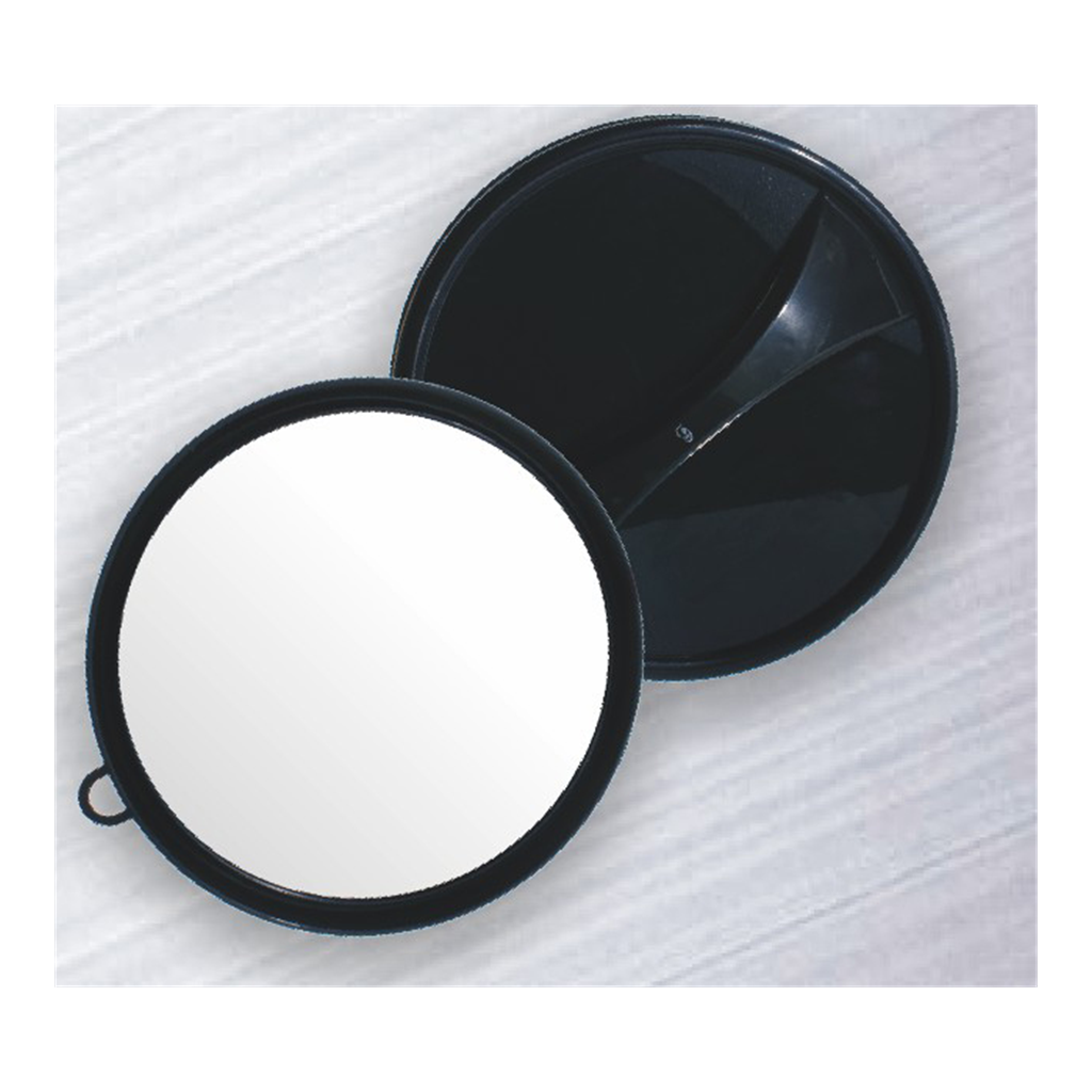Nakkespeil sort Ø29