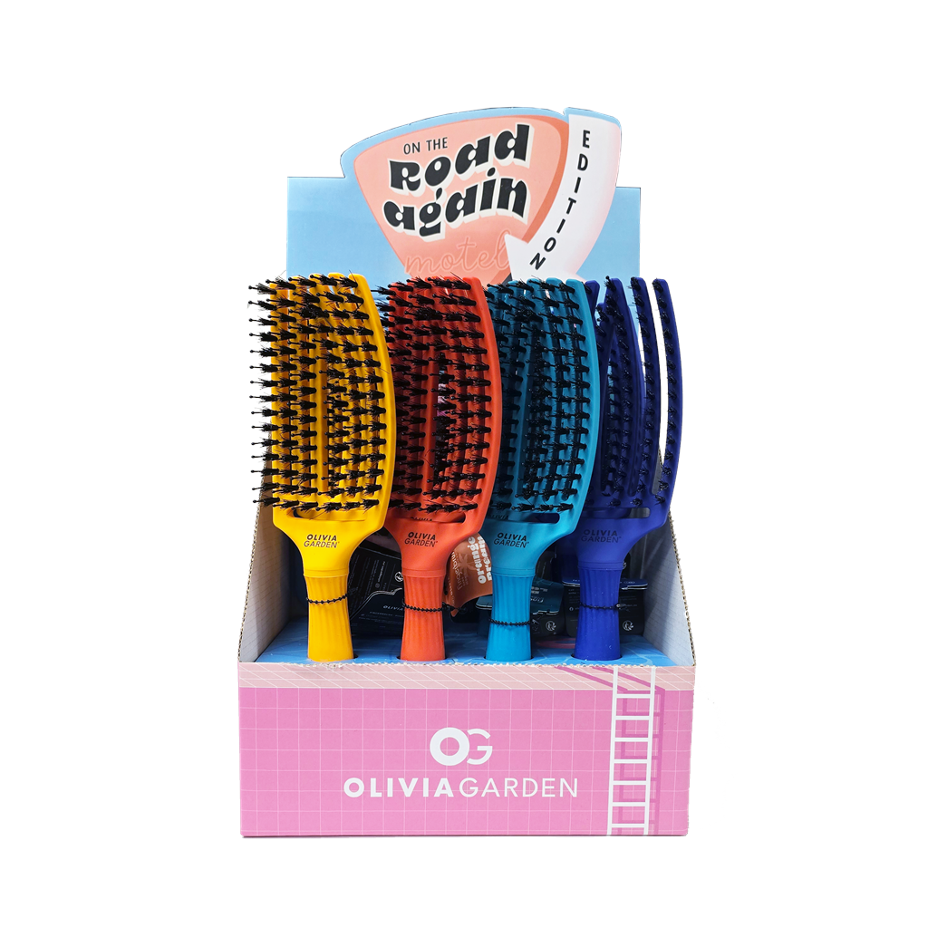 Olivia Garden On The Road Again børstesett, sett 8 stk