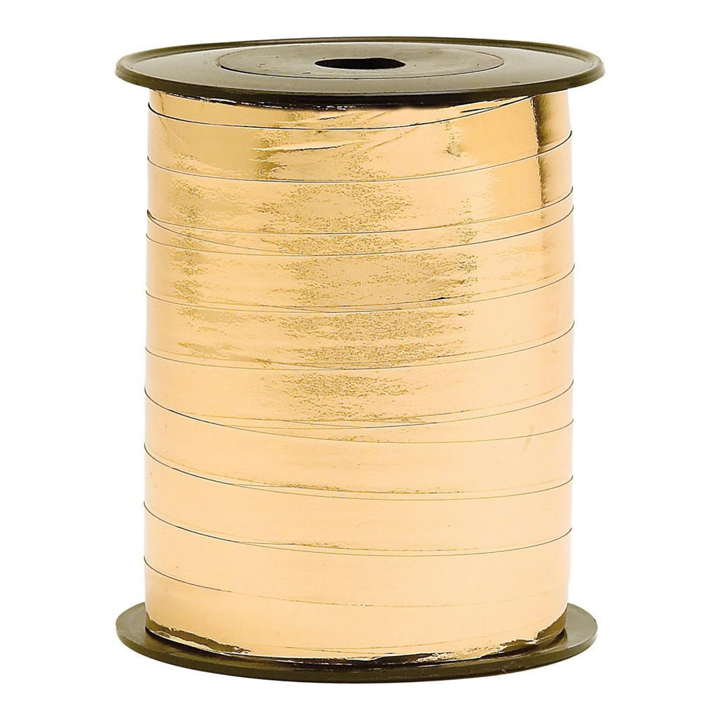 [14201553] Pakkebånd metall 10mm x 250m gull