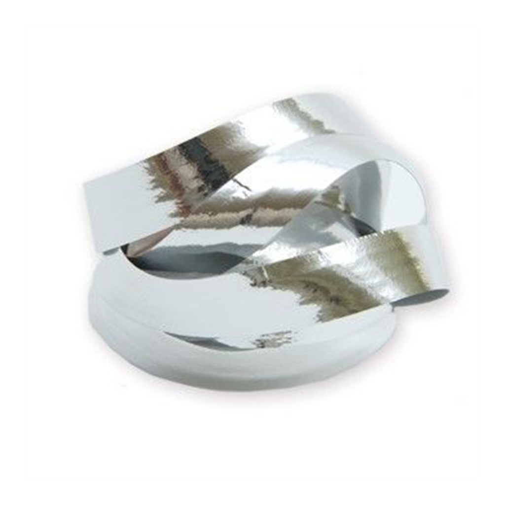 [14201022] Pakkebånd metall 10mmx250m sølv