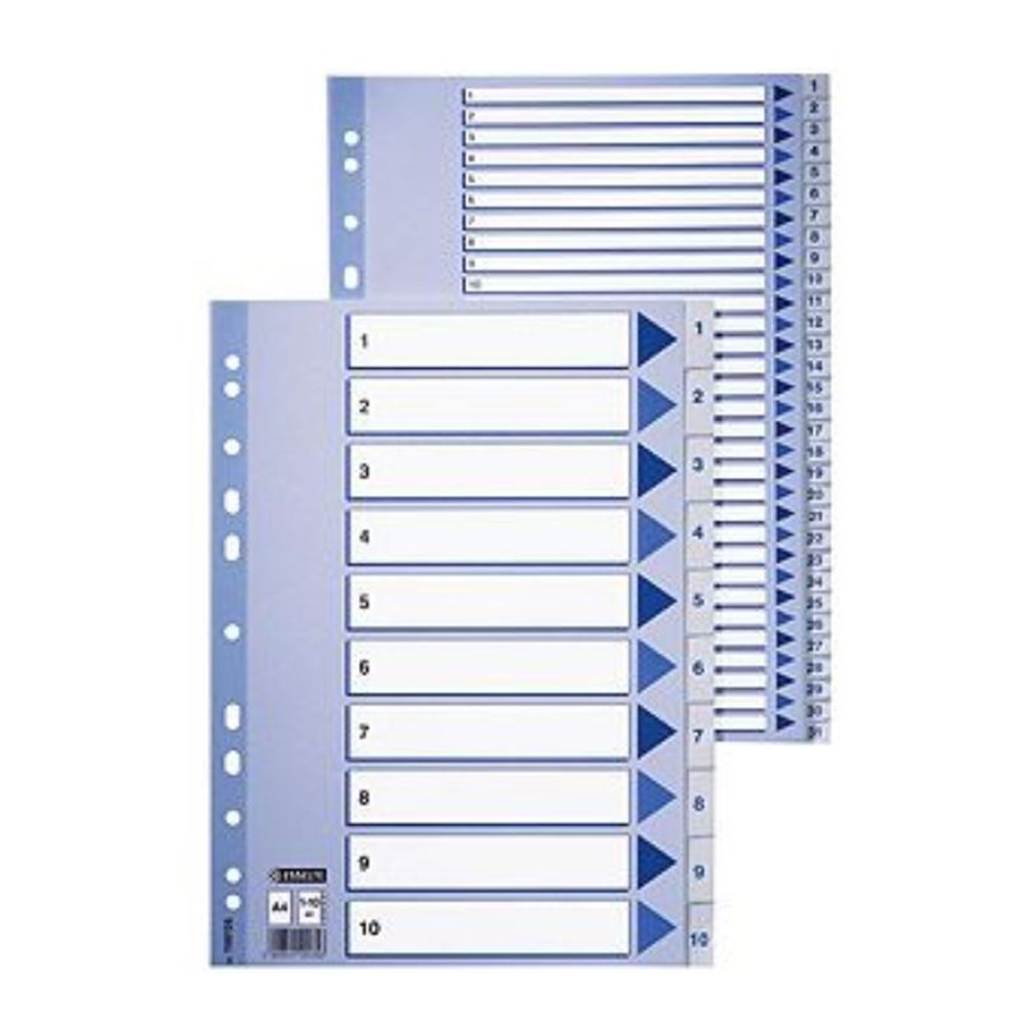 [13002163] Register PP A4 hvit 1-31.