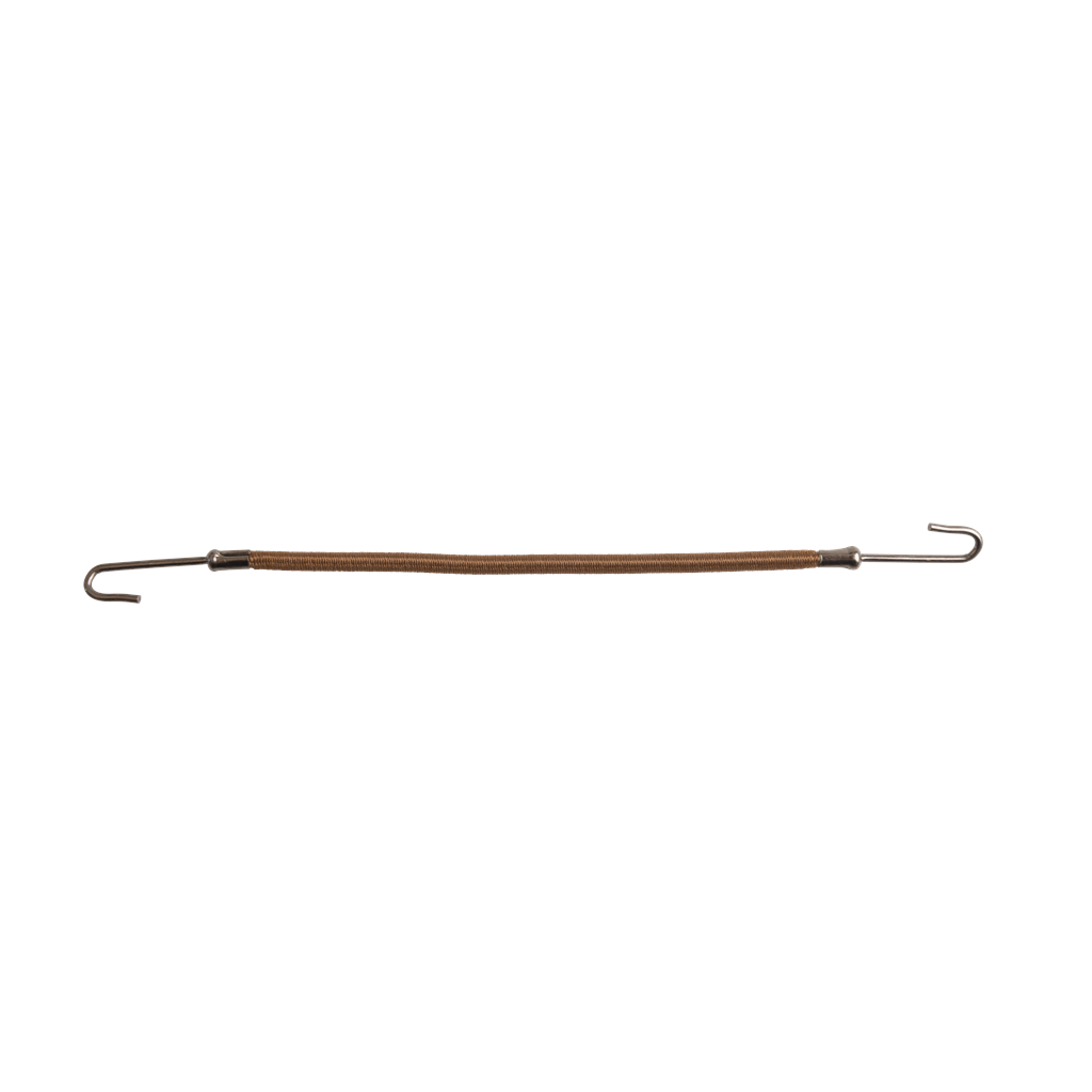 Strikk med krok brun 12pk 12cm