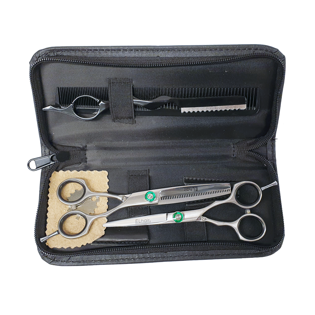 [40011555] Student saksesett ELhair 5,5'' Klippesaks+effileringssaks