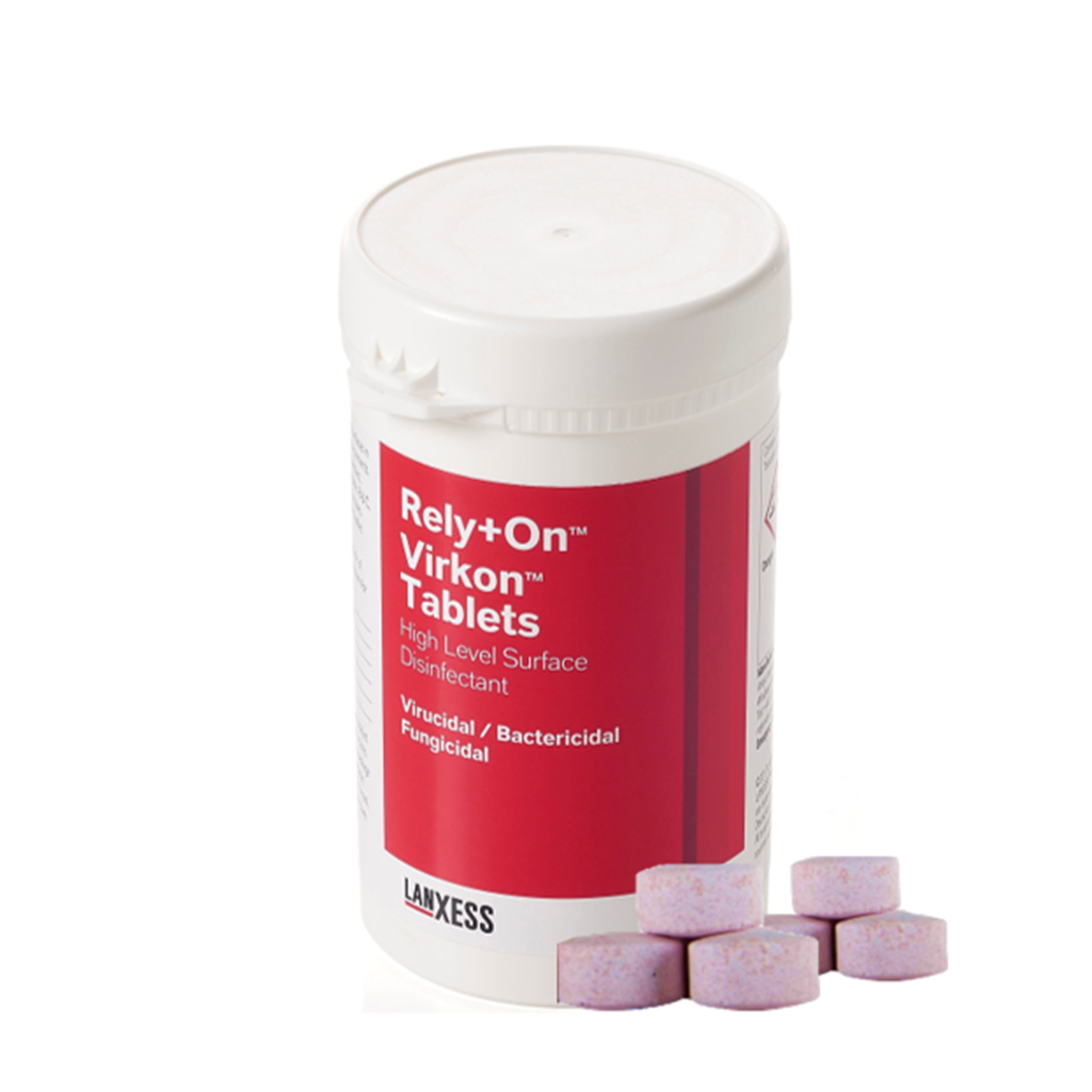 Virkon desinfeksjons tabletter 50x5gr