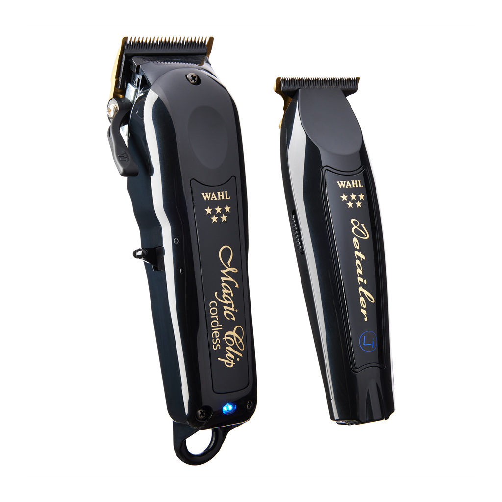 [50187030] Wahl Magic Clip og Detailer BLACK Duo Pack trådløs