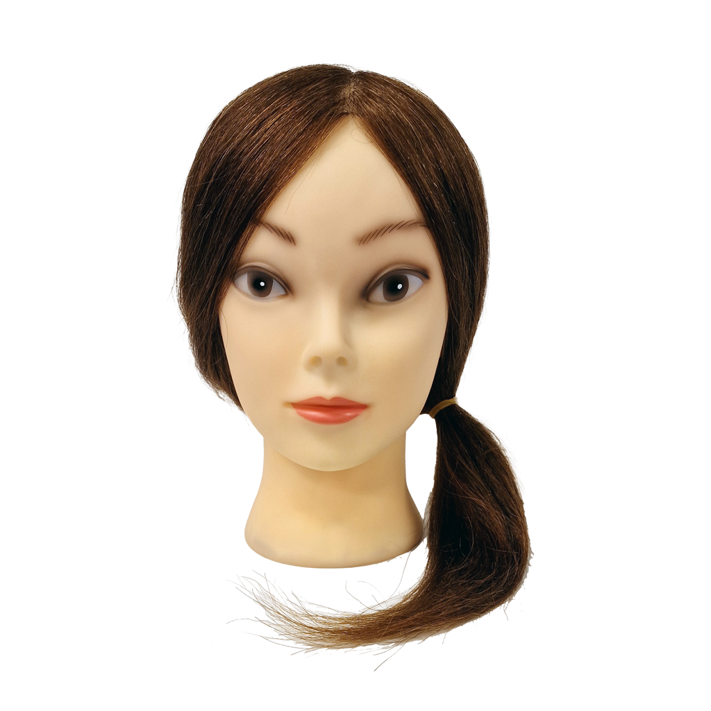 [90900073] Øvelseshode Mona dame brun, 25cm.