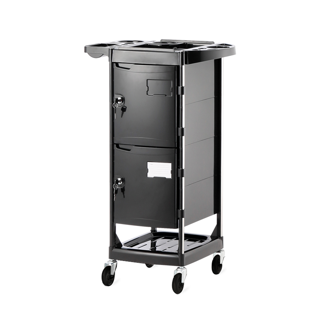 [17004790] Elhair Dub trillebord 2x låsbare skap