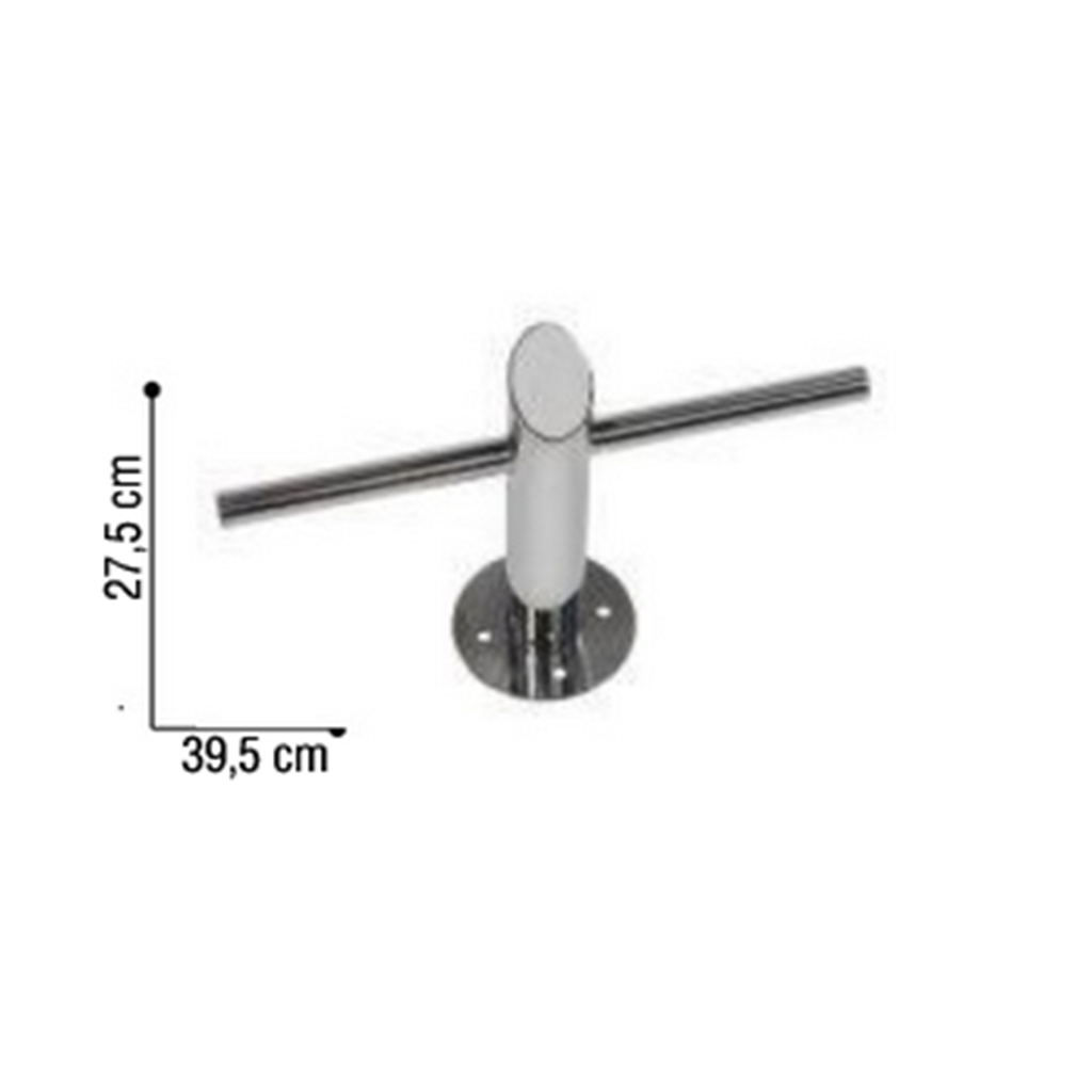 [17170056] Fothviler Cross 27,5x39,5cm fastmontert gulv