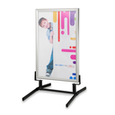 Gatebukk utendørs med  50x70cm plakat