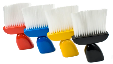 Nakkebørste blå trehåndtak