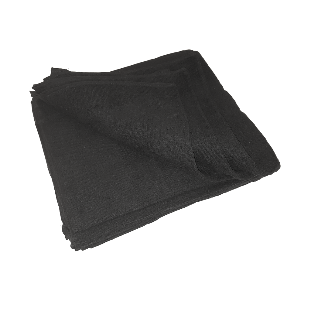 Håndkle fargeekte 35x82cm., sort 12pk -15% ved kjøp av 10pk