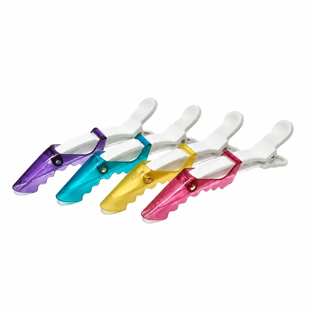 [73002411] Elhair Lockdown klips assorterte farger 5pk